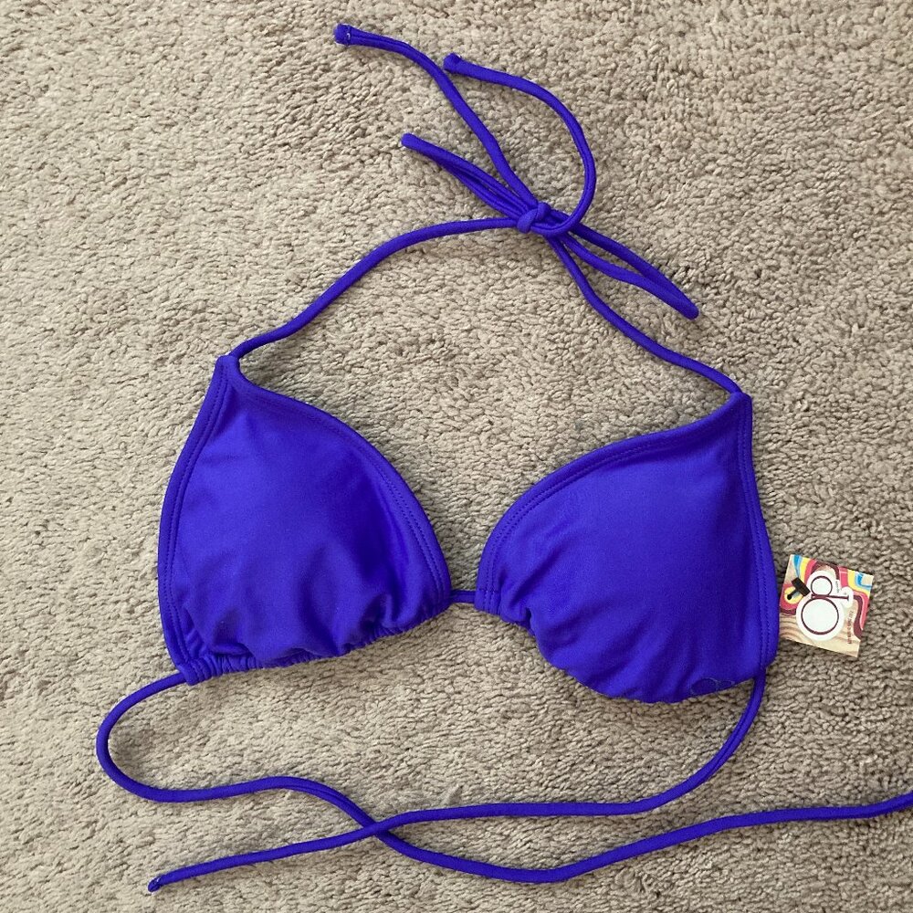 OP purple bikini top size small